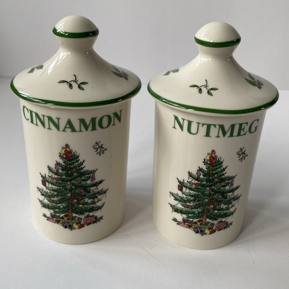 SPODE Set of 2 Spice Jars - Picture 2 of 6